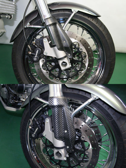 CARBONDRY - DUCATI SPORTS CLASSICS CARBON FIBER FRONT FORK GUARDS