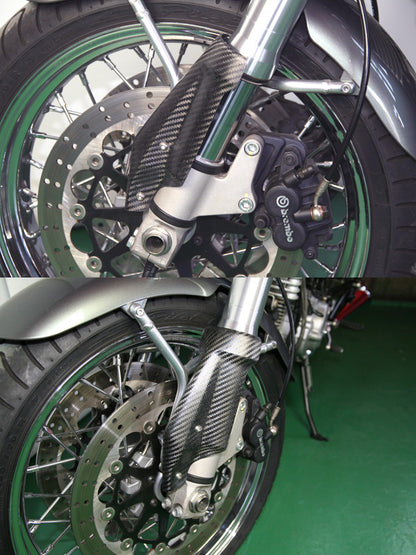 CARBONDRY - DUCATI SPORTS CLASSICS CARBON FIBER FRONT FORK GUARDS