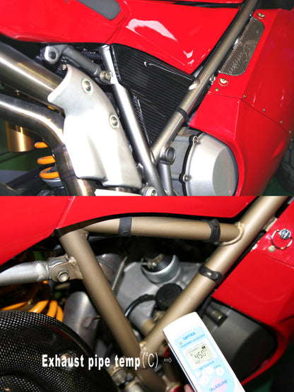 CARBONDRY - DUCATI 748 / 916 / 996 /998 CARBON FIBER HEAT SHIELD SIDE PROTECTORS