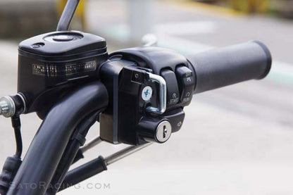 Sato Racing Helmet Lock for Harley Davidson - Handlebar mount (one inch bar diameter)