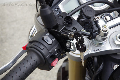 Sato Racing Universal Helmet Lock (Handlebar Mounted)