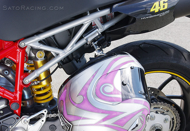 Sato Racing Helmet Lock for Ducati 1198 / 1098 / 848, Streetfighter and Hypermotard 1100 / 796