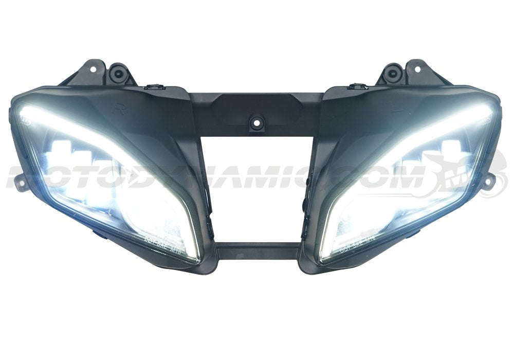 Motodynamic Full LED Projection Headlight with DRL For Yamaha YZF-R6 (08-16) - ECE / DOT Worldwide Version