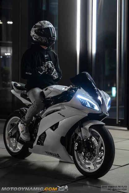 Motodynamic Full LED Projection Headlight with DRL For Yamaha YZF-R6 (08-16) - ECE / DOT Worldwide Version