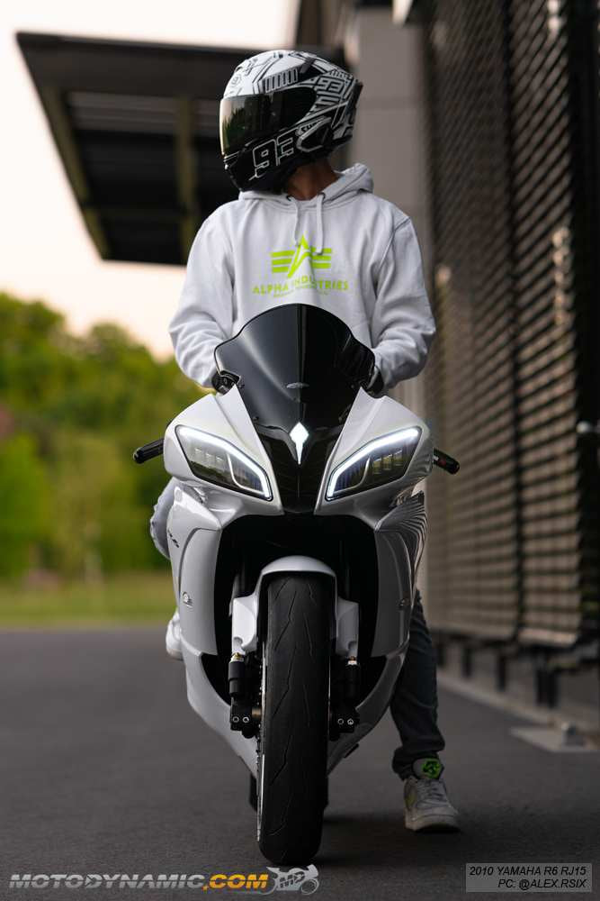 Motodynamic Full LED Projection Headlight with DRL For Yamaha YZF-R6 (08-16) - ECE / DOT Worldwide Version