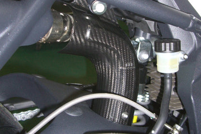 CARBONDRY - CARBON FIBER EXHAUST HEAT SHIELD FOR TRIUMPH STREET TRIPLE 2007-12