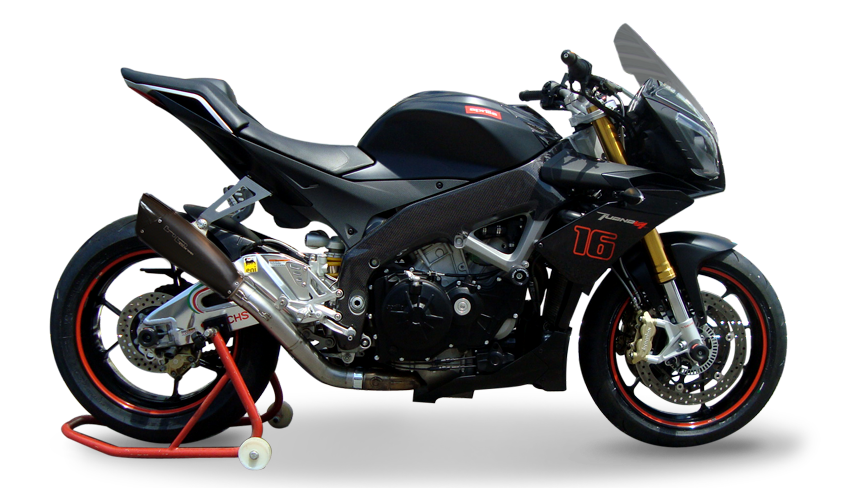 HP CORSE EVOXTREME Slip-on Exhaust with link pipe For Aprilla Tuono V4 (2011-2014)
