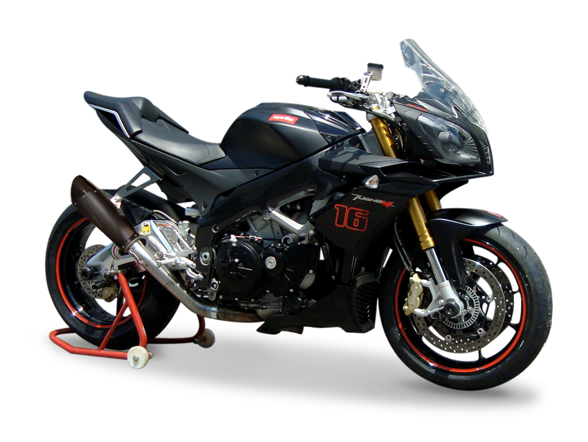 HP CORSE EVOXTREME Slip-on Exhaust with link pipe For Aprilla Tuono V4 (2011-2014)