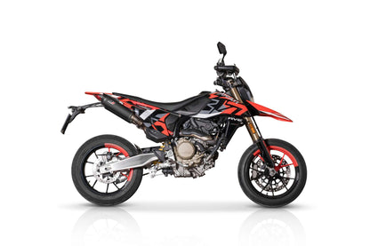QD Exhaust Dual TRI-CONE Titanium Slip-ons for the DUCATI HYPERMOTARD 698 MONO