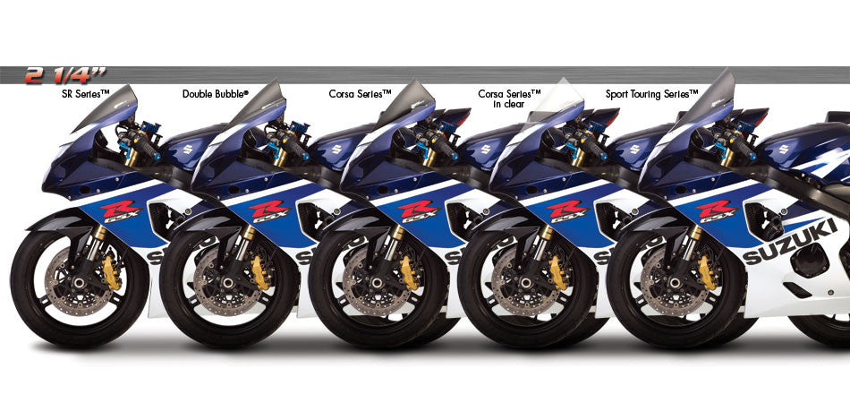 Zero Gravity Racing Windshields for the Suzuki GSX-R600 and GSX-R750 (2004-2005)