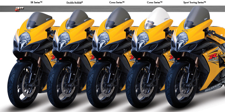 Zero Gravity Racing Windshields for the Suzuki  GSXR 1000 (2007-2008)