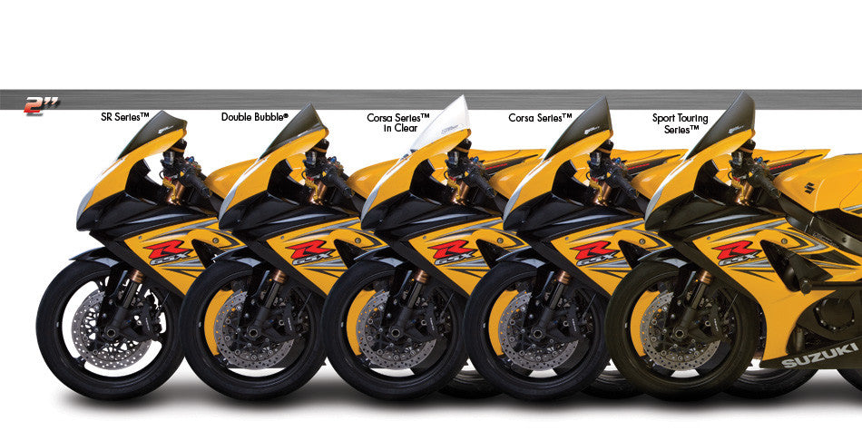 Zero Gravity Racing Windshields for the Suzuki  GSXR 1000 (2007-2008)