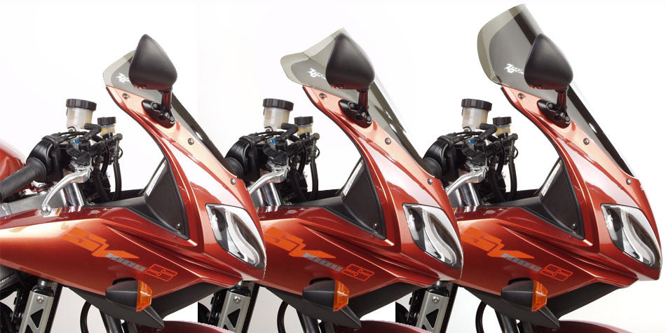 Zero Gravity Racing Windshields for the Suzuki  SV 650S  (2003-2010), SV 1000S (2003-2008)