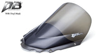 Zero Gravity Racing Windshields for the Kawasaki KLR 650 w/ Black Vinyl Mask(2008-2018)