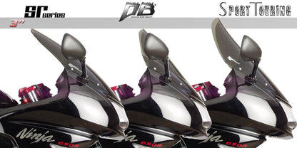 Zero Gravity Racing Windshields for the Kawasaki Ninja 650R(2006-2008)