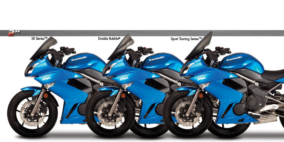 Zero Gravity Racing Windshields for the Kawasaki Ninja 650R(2009-2011)