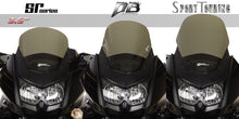 Zero Gravity Racing Windshields for the Kawasaki KLR 650 w/ Black Vinyl Mask(2008-2018)