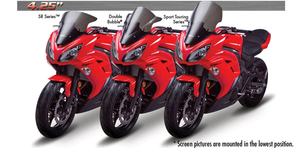 Zero Gravity Racing Windshields for the Kawasaki Ninja 650 (2012-2016)