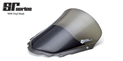 Zero Gravity Racing Windshields for the Kawasaki KLR 650 w/ Black Vinyl Mask(2008-2018)
