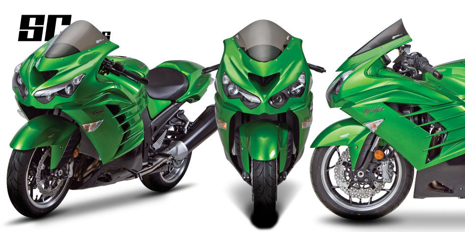 Zero Gravity Racing Windshields for the Kawasaki ZZR1400 (2006-2018), Kawasaki ZX-14/R (2006-2018)