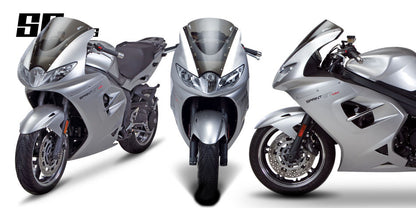 Zero Gravity Racing Windshields for the Triumph Sprint GT Dark Smoke w/o Mask  (2011-2013)