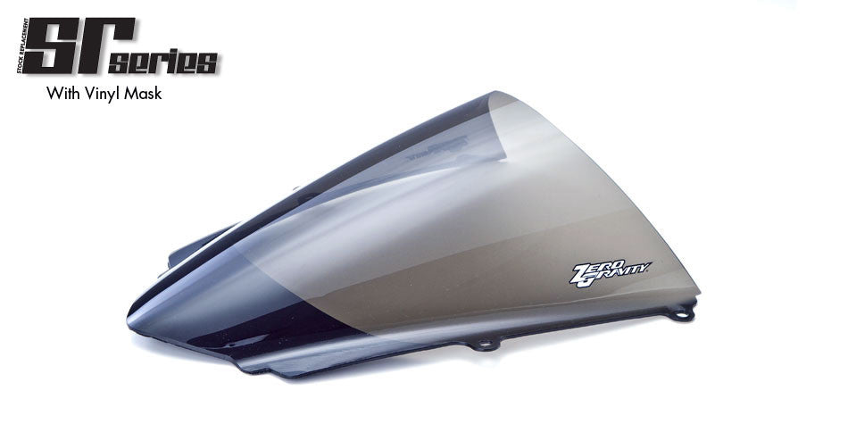 Zero Gravity Racing Windshields for the Triumph Daytona 675 /R (13-18) and Moto2 765 (2020+) w/ Black Vinyl Mask