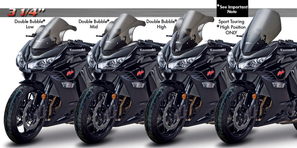 Zero Gravity Racing Windshields for the Kawasaki Ninja 1000 / Z1000SX (2011-2016)