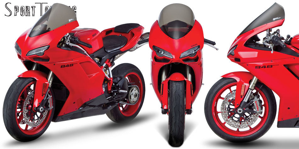 Zero Gravity Racing Windshields for the Ducati 1198 / 1098 / 848