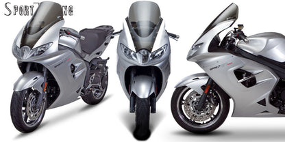 Zero Gravity Racing Windshields for the Triumph Sprint GT Dark Smoke w/o Mask  (2011-2013)