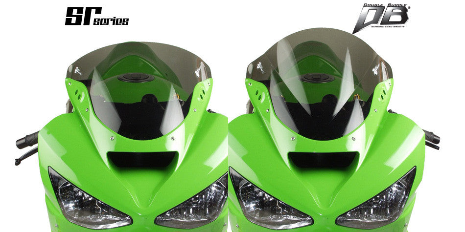Zero Gravity Racing Windshields for the Kawasaki ZX-6R / ZX-6RR / ZX-636 (2003-2004)