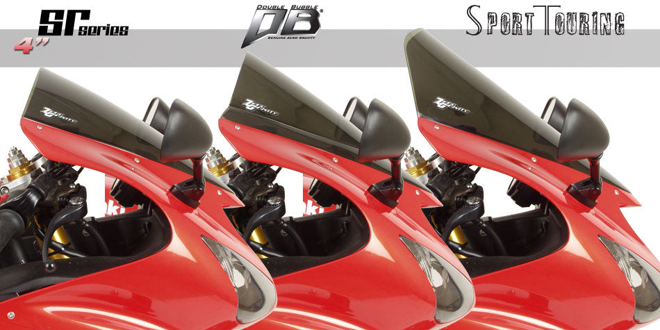 Zero Gravity Racing Windshields for the Kawasaki ZX-6R and ZX-6RR (2005-2006), Kawasaki ZX-6R (2007-2008), Kawasaki ZX-10R (2006-2007)