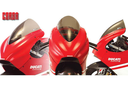 Zero Gravity Racing Windshields for the Ducati Desmosedici RR w/ Black Vinyl mask (2006-2010)