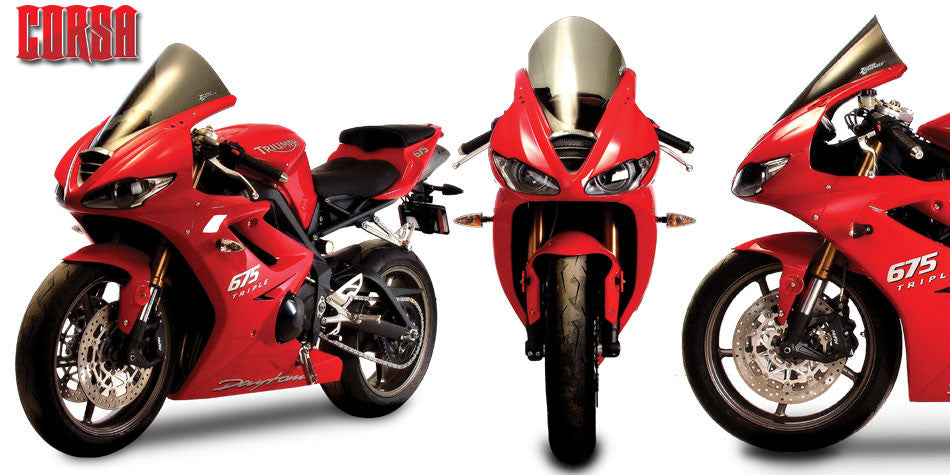 Zero Gravity Racing Windshields for the Triumph Daytona 675 /R (2009-2012)