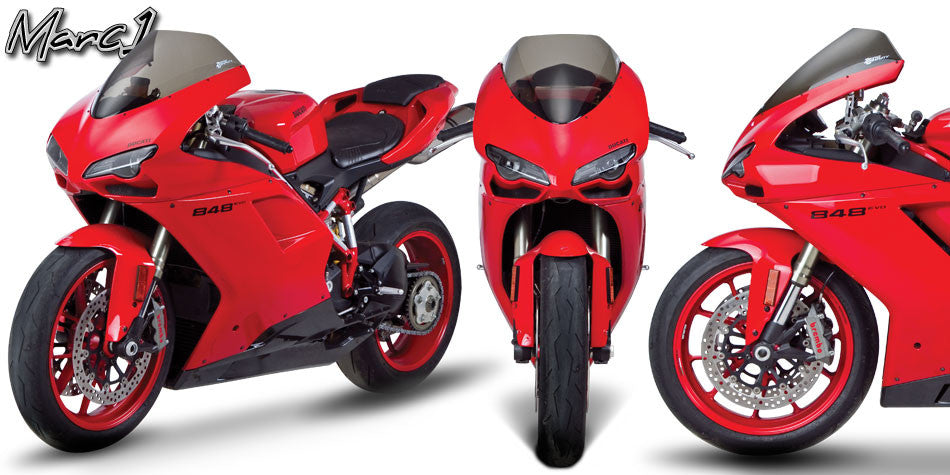Zero Gravity Racing Windshields for the Ducati 1198 / 1098 / 848