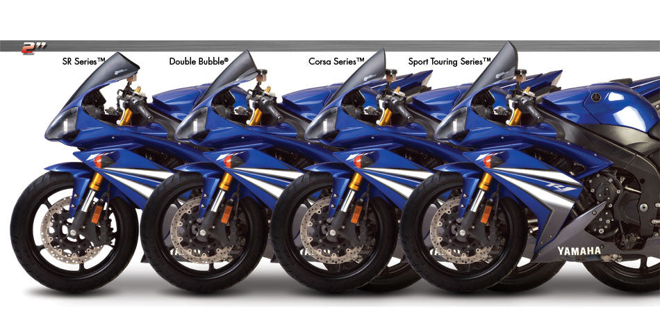 Zero Gravity Racing Windshields for the Yamaha YZF-R1 (2007-2008)