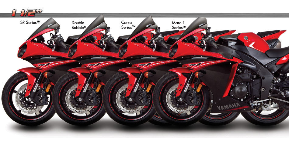 Zero Gravity Racing Windshields for the Yamaha YZF-R1 (2009-2014)