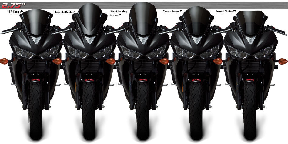 Zero Gravity Racing Windshields for the Yamaha YZF-R3 / R25 (2015-2018)
