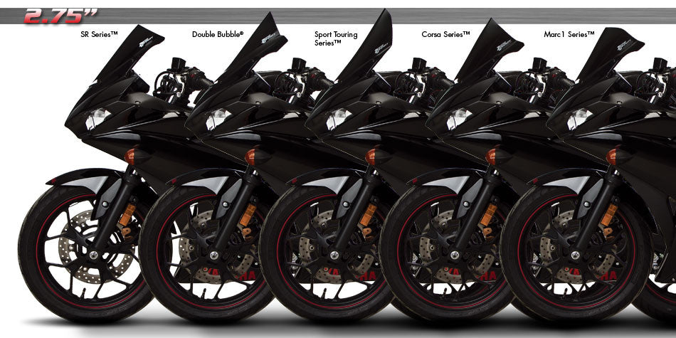 Zero Gravity Racing Windshields for the Yamaha YZF-R3 / R25 (2015-2018)