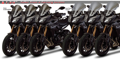 Zero Gravity Racing Windshields for the Yamaha FJ-09 Special Color "43" Lt Gray Tint  (2015-2016)