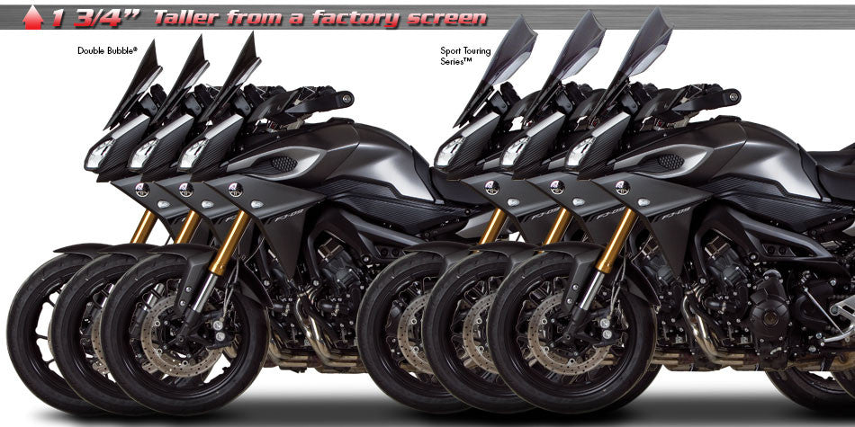 Zero Gravity Racing Windshields for the Yamaha FJ-09 Special Color "43" Lt Gray Tint  (2015-2016)