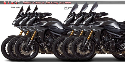 Zero Gravity Racing Windshields for the Yamaha FJ-09 Special Color "43" Lt Gray Tint  (2015-2016)