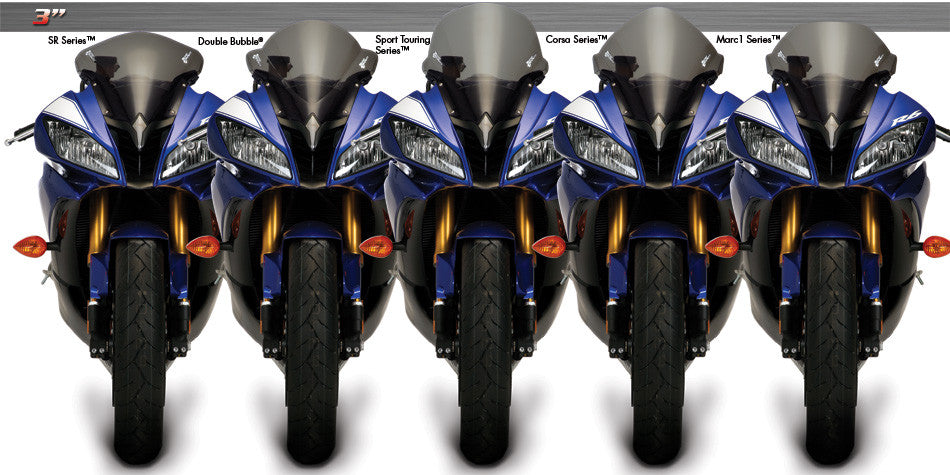 Zero Gravity Racing Windshields for the Yamaha YZF-R6 (2008-2016)