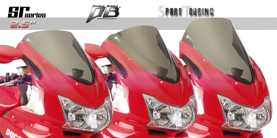 Zero Gravity Racing Windshields for the Ducati ST4 and ST4S (2004-2005), ST3 and ST3S (2004-2008)