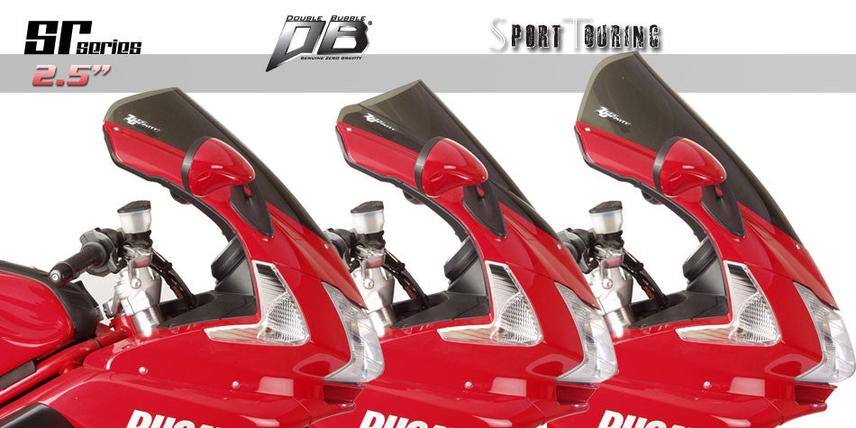 Zero Gravity Racing Windshields for the Ducati ST4 and ST4S (2004-2005), ST3 and ST3S (2004-2008)