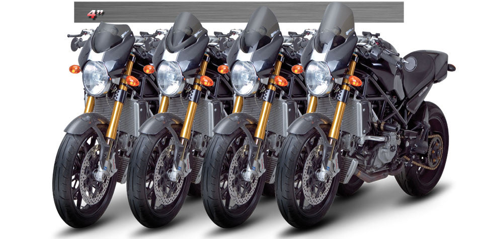 Zero Gravity Racing Windshields for the Ducati Monster 2003-2008