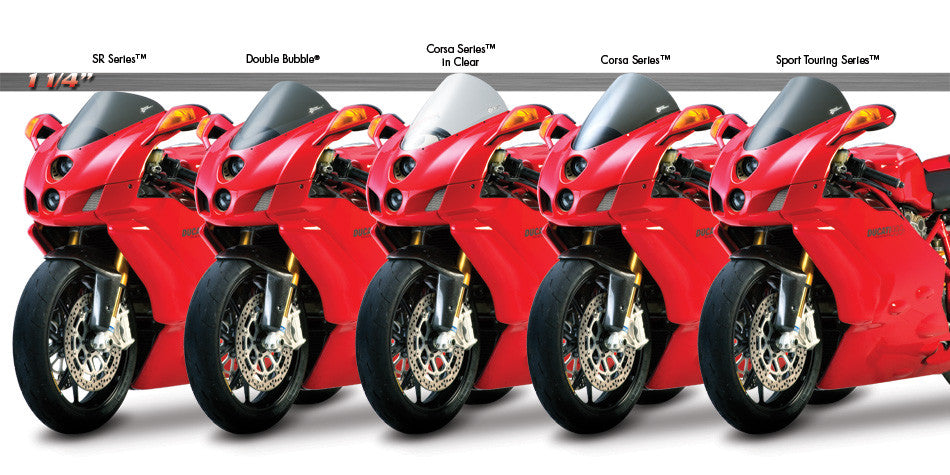 Zero Gravity Racing Windshields for the Ducati 749 / S / R and  999 / S / R(2005-2007)