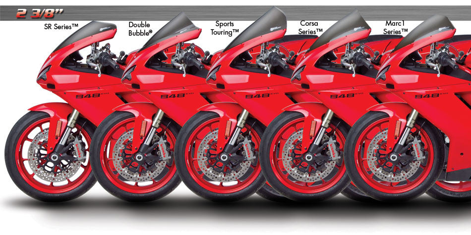 Zero Gravity Racing Windshields for the Ducati 1198 / 1098 / 848
