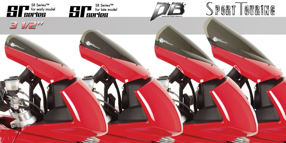 Zero Gravity Racing Windshields for the Ducati Multistrada 1100 (2007-2009), Ducati Multistrada 620 (2005-2006), Multistrada 1000 (2005-2007)