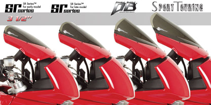 Zero Gravity Racing Windshields for the Ducati Multistrada 1100 (2007-2009), Ducati Multistrada 620 (2005-2006), Multistrada 1000 (2005-2007)