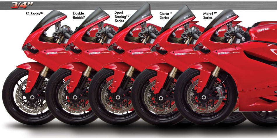 Zero Gravity Racing Windshields for the Ducati Panigale 1199 (2012-2014) / 899 (2014-2015)